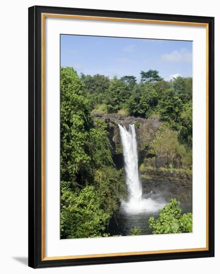 Rainbow Falls Near Hilo, Island of Hawaii (Big Island), Hawaii, USA-Ethel Davies-Framed Photographic Print