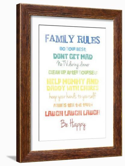 Rainbow Family Mate-Jace Grey-Framed Art Print