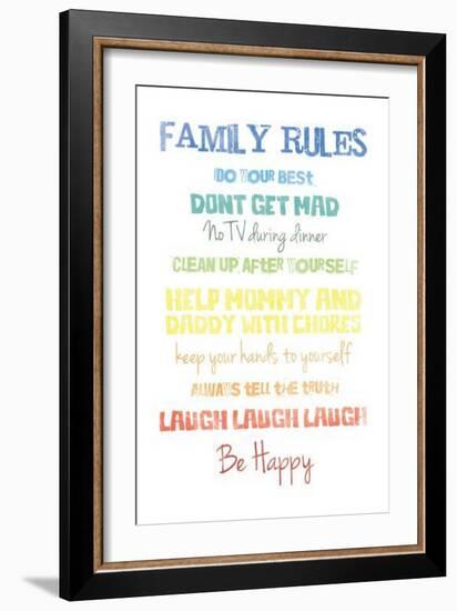 Rainbow Family Mate-Jace Grey-Framed Art Print