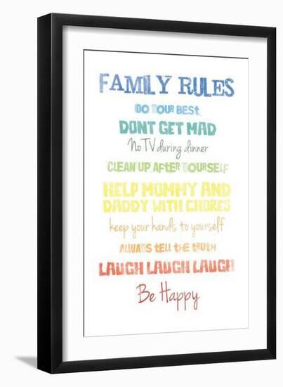 Rainbow Family Mate-Jace Grey-Framed Art Print