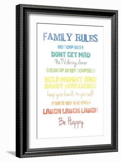 Rainbow Family Mate-Jace Grey-Framed Art Print