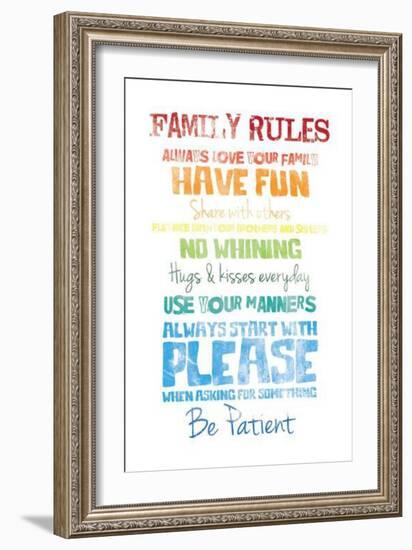 Rainbow Family-Jace Grey-Framed Art Print