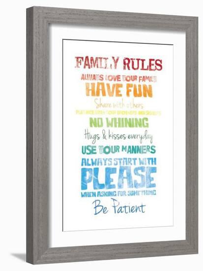 Rainbow Family-Jace Grey-Framed Art Print