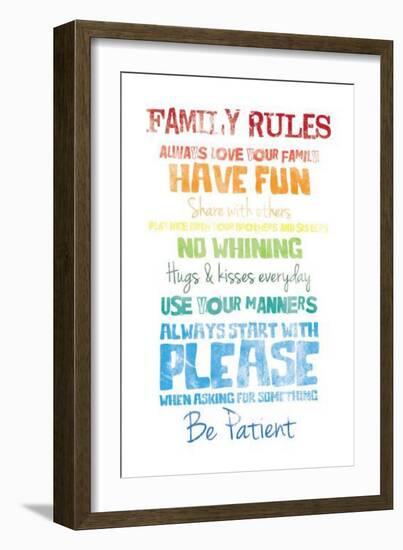 Rainbow Family-Jace Grey-Framed Art Print