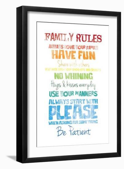 Rainbow Family-Jace Grey-Framed Art Print