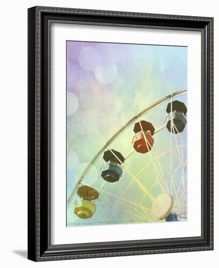 Rainbow Ferris Wheel II-Sylvia Coomes-Framed Photographic Print