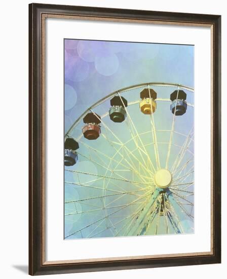 Rainbow Ferris Wheel III-Sylvia Coomes-Framed Photographic Print