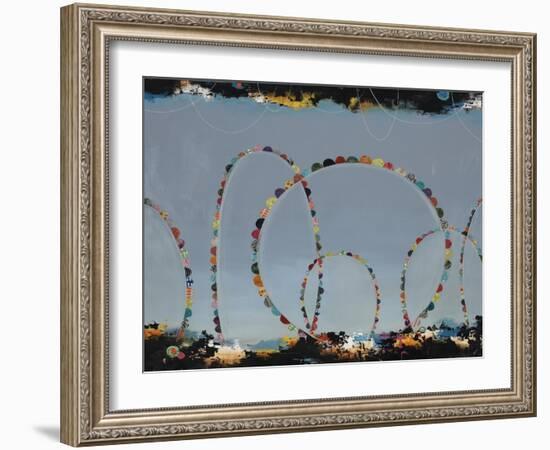 Rainbow Ferris Wheel-Sydney Edmunds-Framed Giclee Print