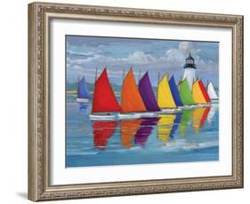 Rainbow Fleet-Paul Brent-Framed Art Print