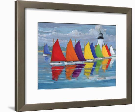 Rainbow Fleet-Paul Brent-Framed Art Print