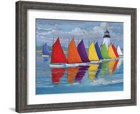 Rainbow Fleet-Paul Brent-Framed Art Print