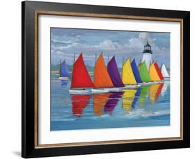 Rainbow Fleet-Paul Brent-Framed Art Print