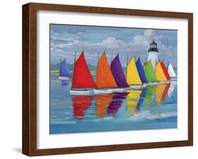 Rainbow Fleet-Paul Brent-Framed Art Print