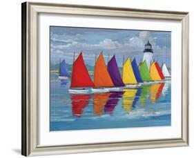 Rainbow Fleet-Paul Brent-Framed Art Print