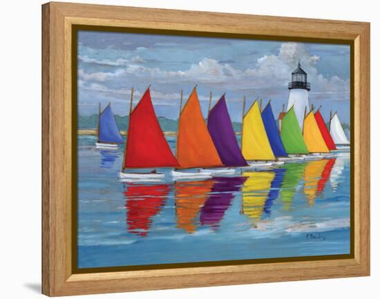 Rainbow Fleet-Paul Brent-Framed Stretched Canvas