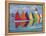 Rainbow Fleet-Paul Brent-Framed Stretched Canvas