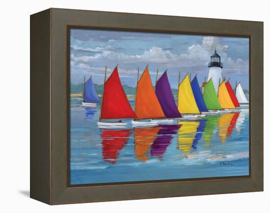 Rainbow Fleet-Paul Brent-Framed Stretched Canvas