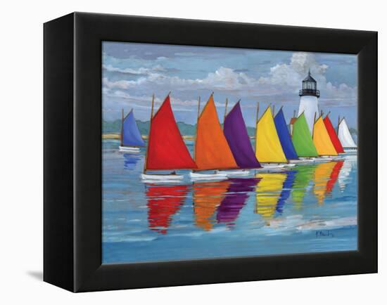 Rainbow Fleet-Paul Brent-Framed Stretched Canvas