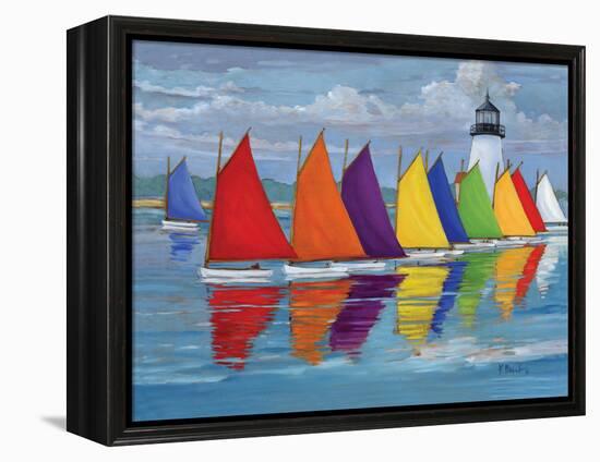 Rainbow Fleet-Paul Brent-Framed Stretched Canvas