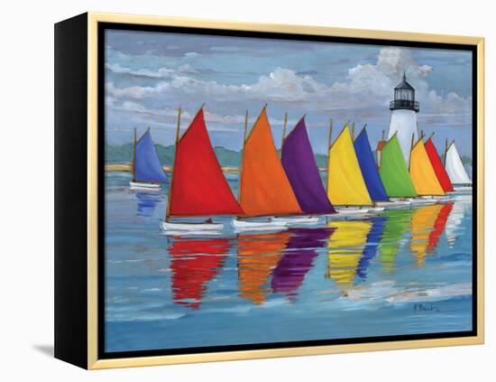 Rainbow Fleet-Paul Brent-Framed Stretched Canvas