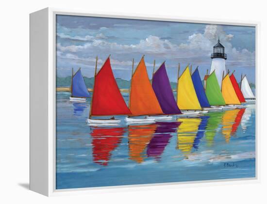 Rainbow Fleet-Paul Brent-Framed Stretched Canvas