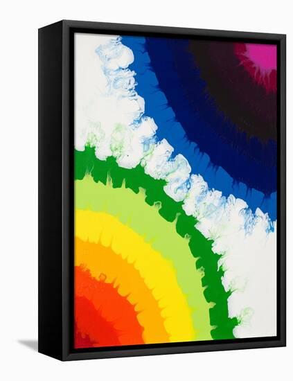 Rainbow Flip-Ajoya Grace-Framed Stretched Canvas