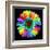 Rainbow Flower-Magda Indigo-Framed Premium Photographic Print