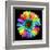 Rainbow Flower-Magda Indigo-Framed Premium Photographic Print