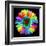 Rainbow Flower-Magda Indigo-Framed Premium Photographic Print