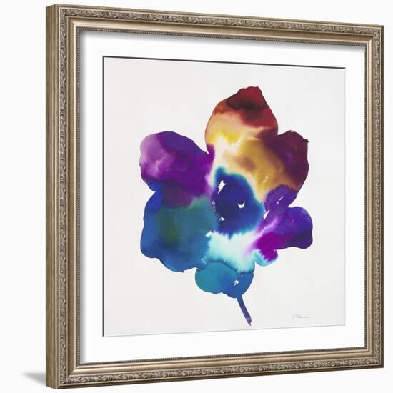 Rainbow Flower-Paulo Romero-Framed Art Print