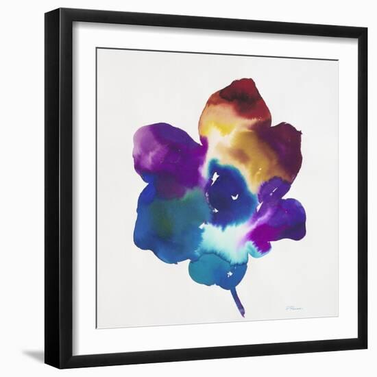 Rainbow Flower-Paulo Romero-Framed Art Print