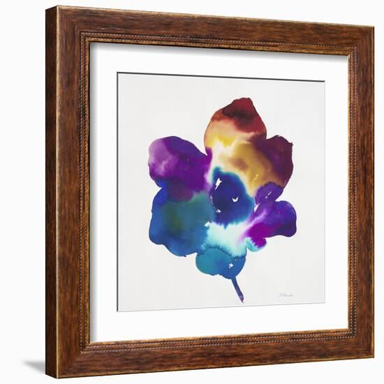 Rainbow Flower-Paulo Romero-Framed Art Print