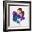 Rainbow Flower-Paulo Romero-Framed Art Print