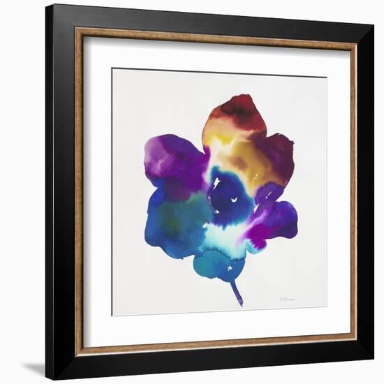 Rainbow Flower-Paulo Romero-Framed Art Print
