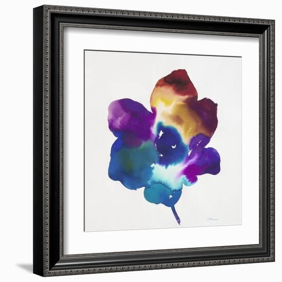 Rainbow Flower-Paulo Romero-Framed Art Print