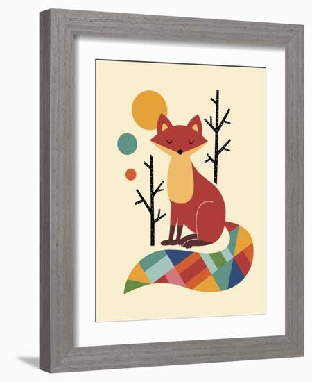 Rainbow Fox-Andy Westface-Framed Premium Giclee Print