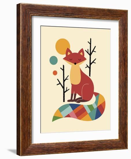 Rainbow Fox-Andy Westface-Framed Premium Giclee Print