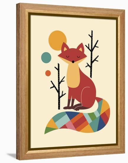 Rainbow Fox-Andy Westface-Framed Premier Image Canvas