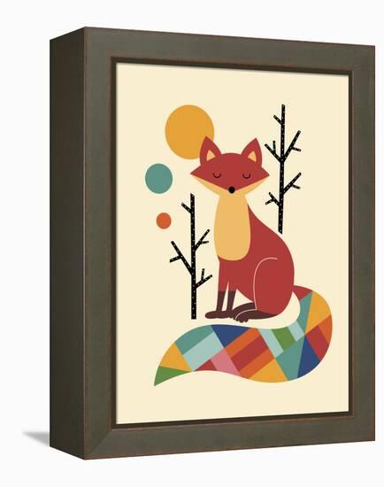 Rainbow Fox-Andy Westface-Framed Premier Image Canvas