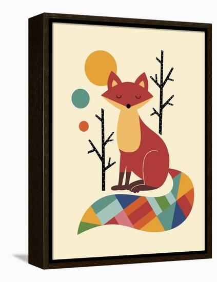 Rainbow Fox-Andy Westface-Framed Premier Image Canvas