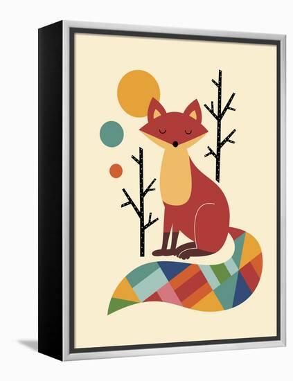 Rainbow Fox-Andy Westface-Framed Premier Image Canvas