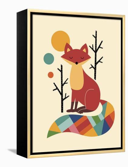 Rainbow Fox-Andy Westface-Framed Premier Image Canvas