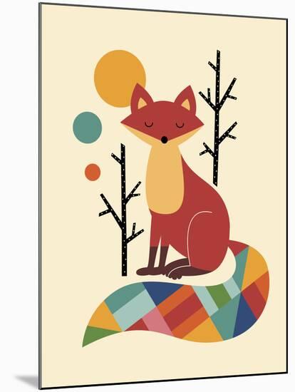 Rainbow Fox-Andy Westface-Mounted Giclee Print