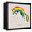 Rainbow Fox-Michael Buxton-Framed Stretched Canvas