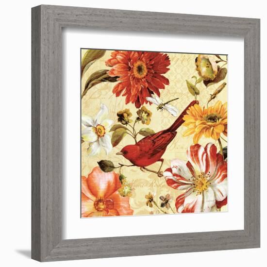 Rainbow Garden Spice III-Lisa Audit-Framed Art Print