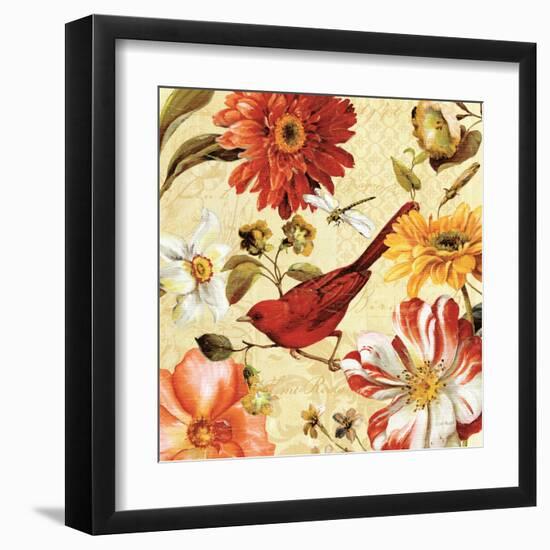 Rainbow Garden Spice III-Lisa Audit-Framed Art Print