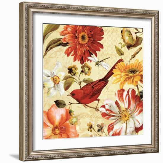 Rainbow Garden Spice III-Lisa Audit-Framed Art Print