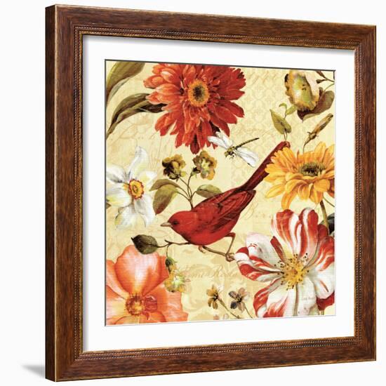 Rainbow Garden Spice III-Lisa Audit-Framed Art Print