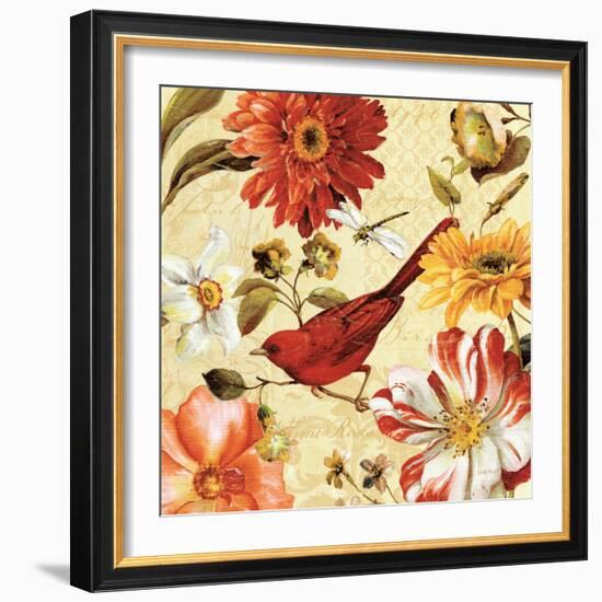 Rainbow Garden Spice III-Lisa Audit-Framed Art Print