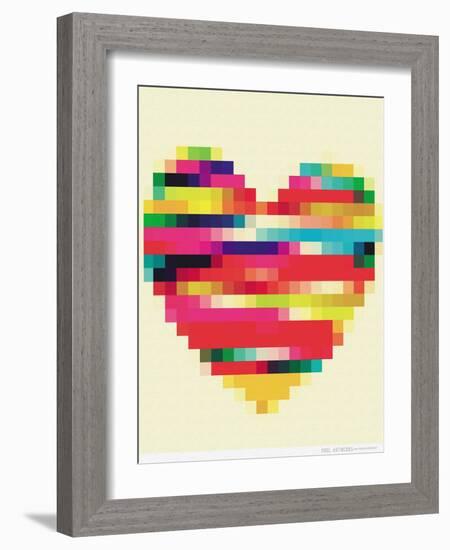 Rainbow Heart-Natasha Wescoat-Framed Giclee Print